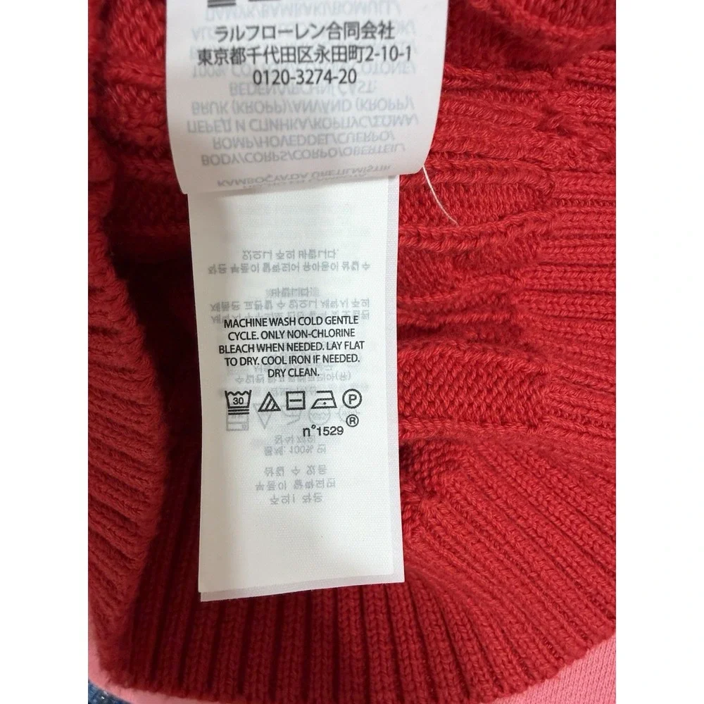 Boys Ralph Lauren Red Vest 8 Preppy School Cotton Classic Dressy
